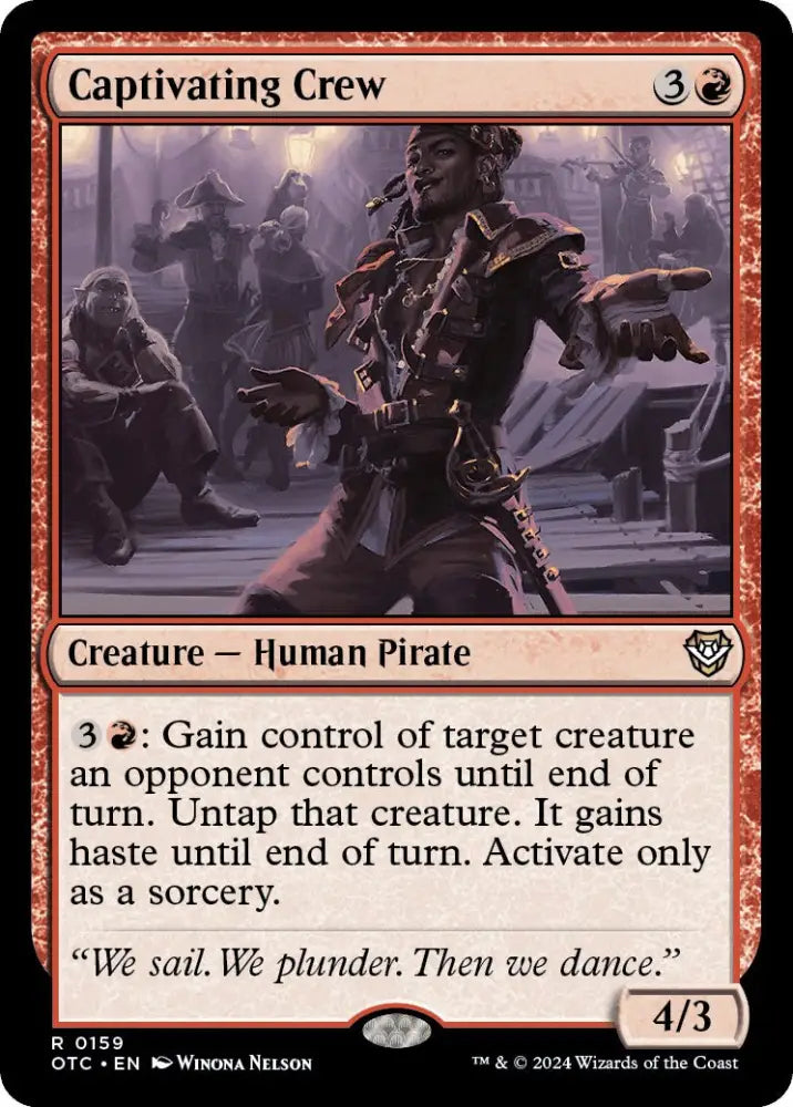 Captivating Crew [Outlaws of Thunder Junction Commander] - MTG Single