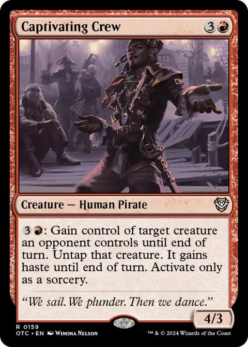 Captivating Crew [Outlaws of Thunder Junction Commander] - MTG Single
