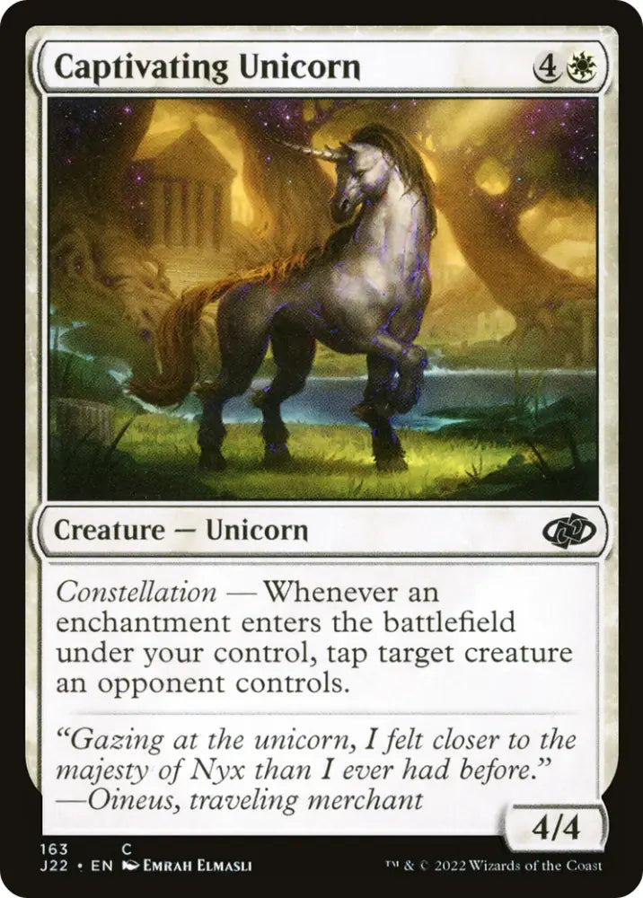 Captivating Unicorn [Jumpstart 2022] - MTG Single