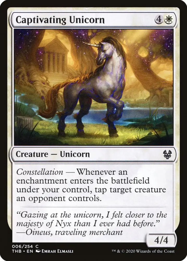 Captivating Unicorn [Theros Beyond Death] - MTG Single