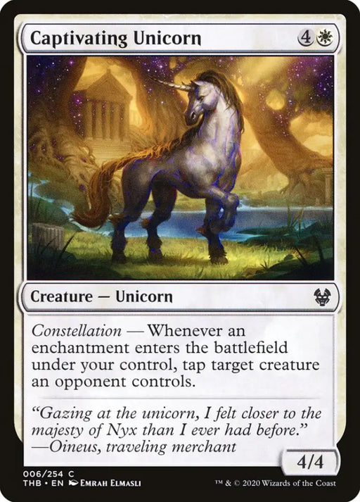 Captivating Unicorn [Theros Beyond Death] - MTG Single