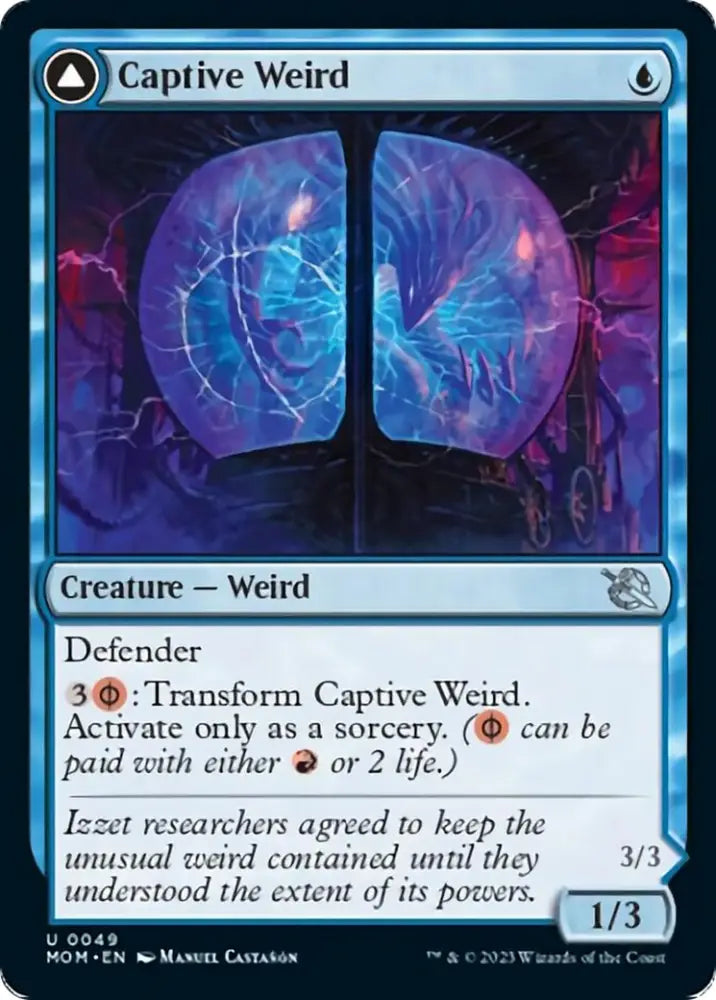 Captive Weird // Compleated Conjurer [March of the Machine] - MTG Single