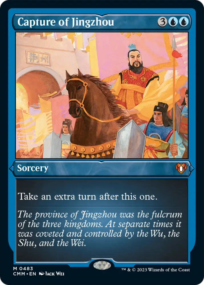 Capture of Jingzhou (Foil Etched) [Commander Masters] - MTG Single