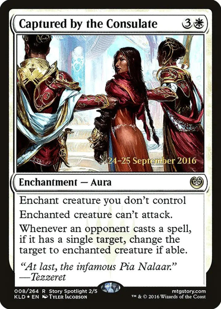 Captured by the Consulate [Kaladesh Prerelease Promos] - MTG Single