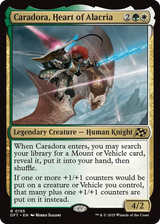 Caradora Heart of Alacria [Aetherdrift] - MTG Single