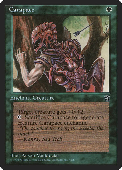 Carapace (Kakra Flavor Text) [Homelands] - MTG Single