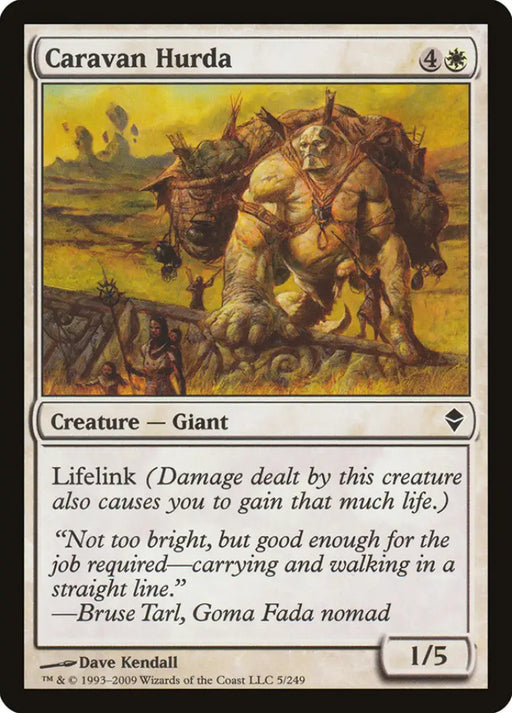Caravan Hurda [Zendikar] - MTG Single