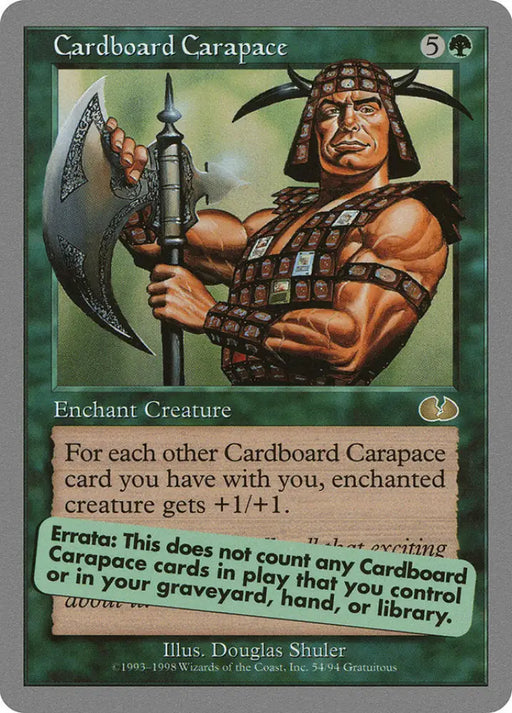 Cardboard Carapace [Unglued] - MTG Single