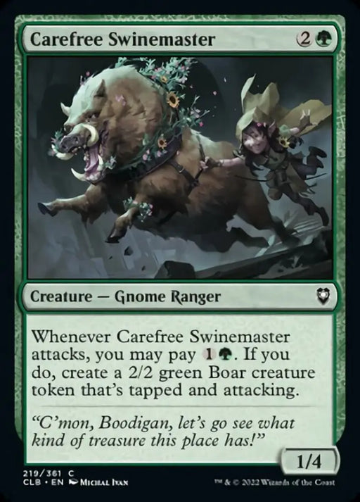 Carefree Swinemaster [Commander Legends: Battle for Baldur’s Gate] - MTG Single