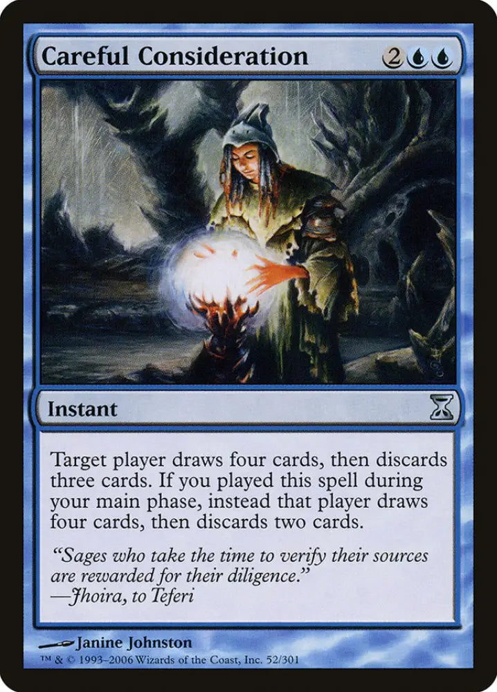 Careful Consideration [Time Spiral] - MTG Single
