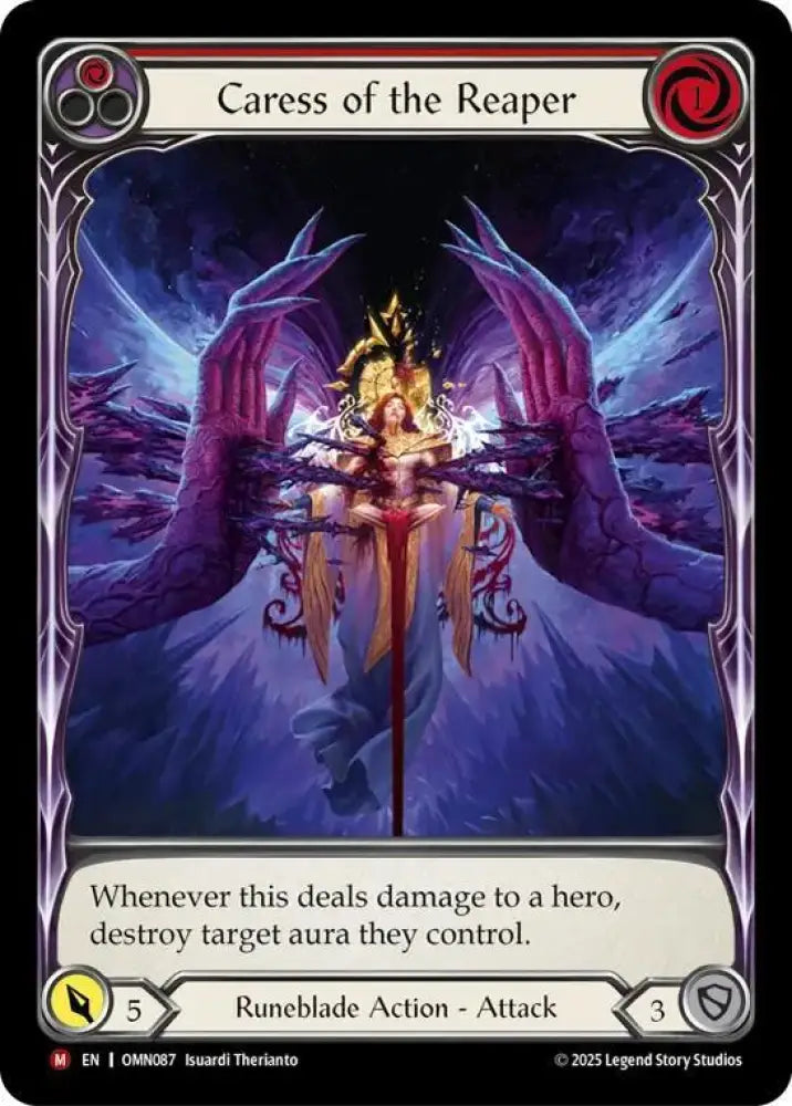 Caress of the Reaper (Extended Art) (OMN087) [Omens of the Third Age]