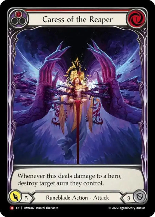 Caress of the Reaper (Extended Art) (OMN087) [Omens of the Third Age]