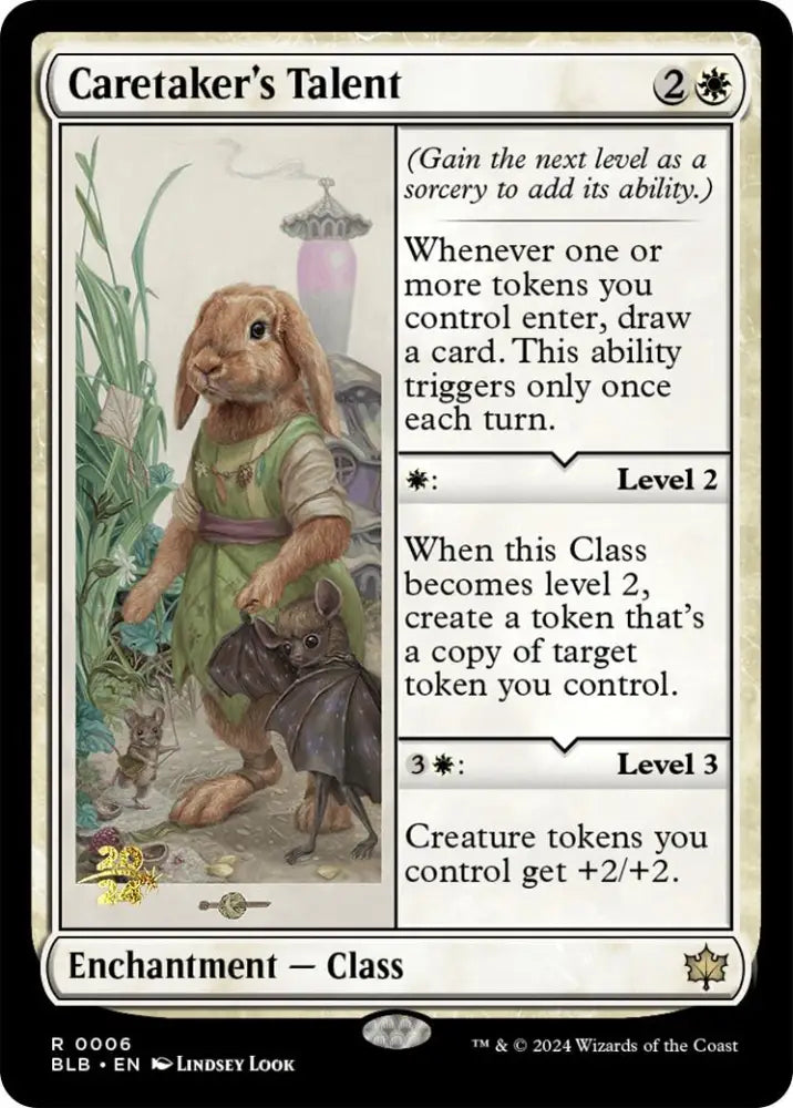 Caretaker’s Talent [Bloomburrow Prerelease Promos] - MTG Single