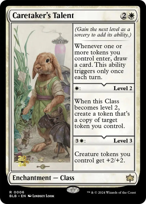 Caretaker’s Talent [Bloomburrow Prerelease Promos] - MTG Single
