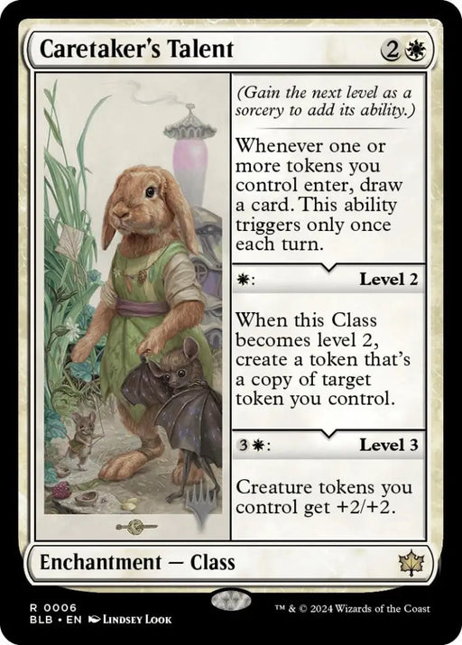 Caretaker’s Talent (Promo Pack) [Bloomburrow Promos] - MTG Single