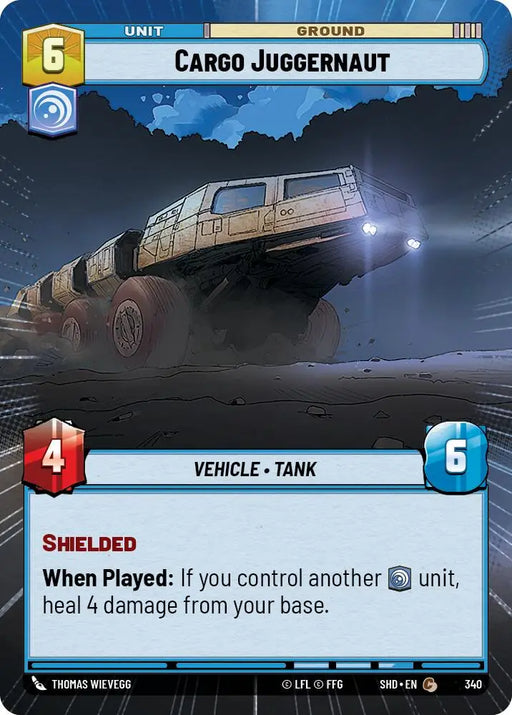 Cargo Juggernaut (Hyperspace) (340) [Shadows of the Galaxy] - Star Wars: Unlimited Single