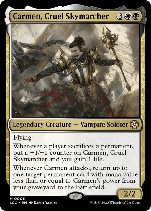 Carmen Cruel Skymarcher [The Lost Caverns of Ixalan Commander] - MTG Single