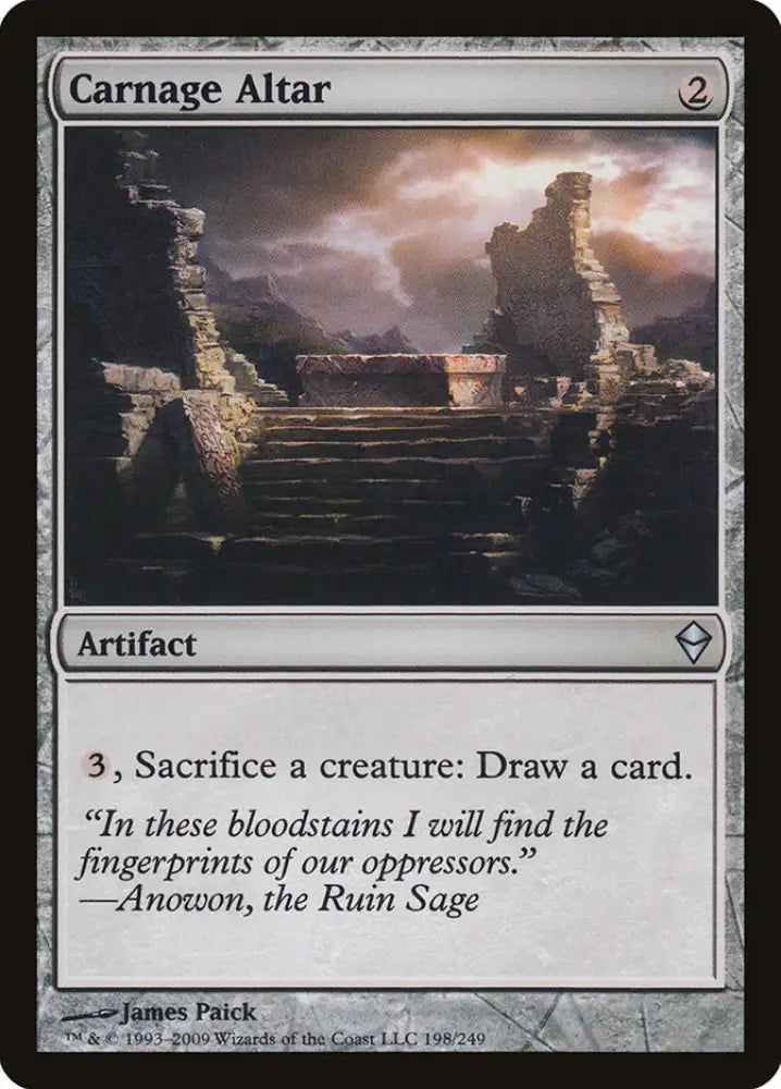 Carnage Altar [Zendikar] - MTG Single