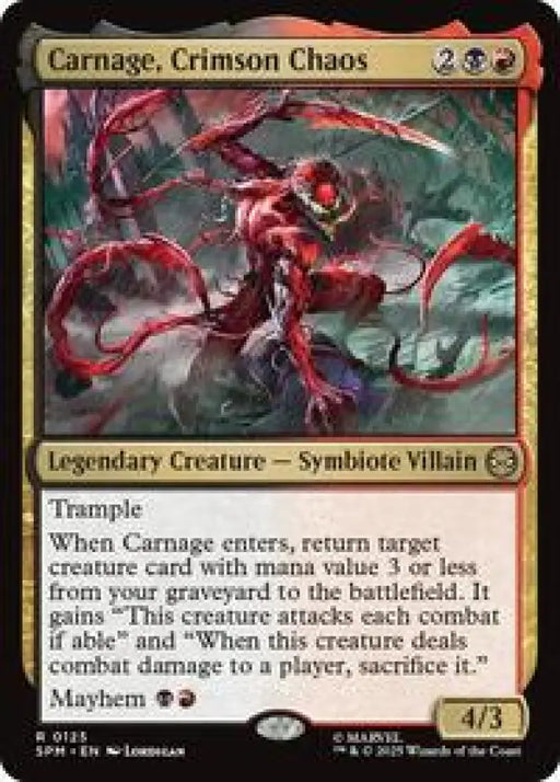 Carnage, Crimson Chaos (125) [Marvel's Spider-Man]