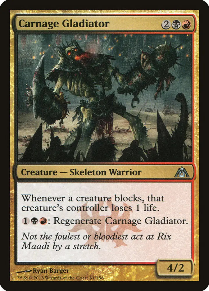 Carnage Gladiator [Dragon’s Maze] - MTG Single
