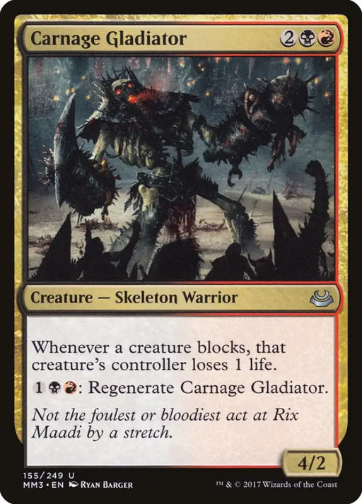 Carnage Gladiator [Modern Masters 2017] - MTG Single