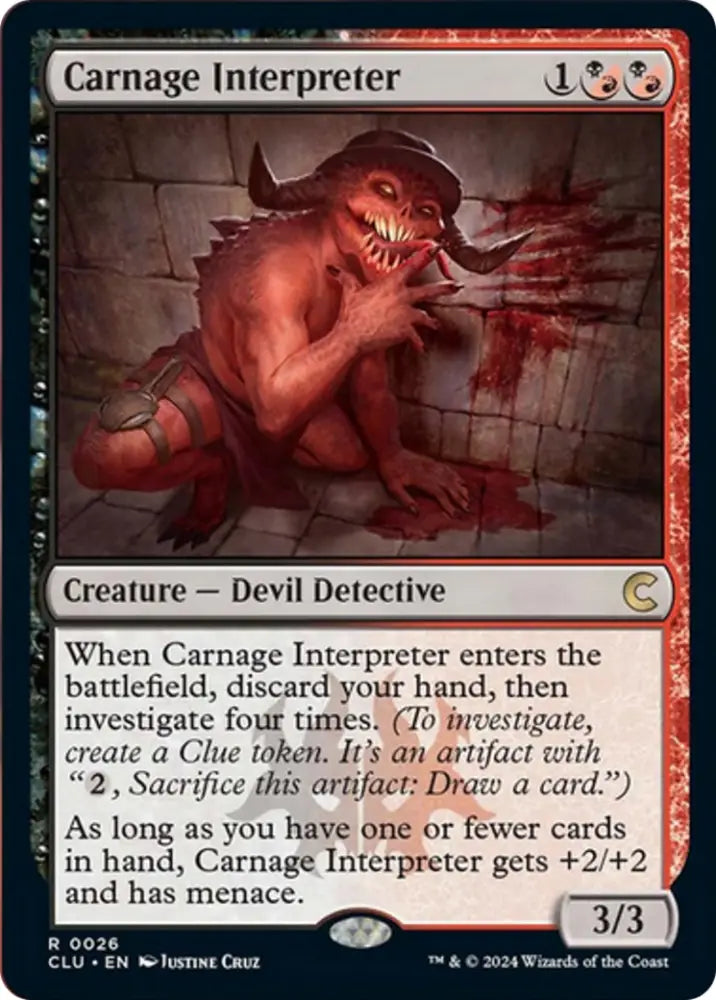 Carnage Interpreter [Ravnica: Clue Edition] - MTG Single