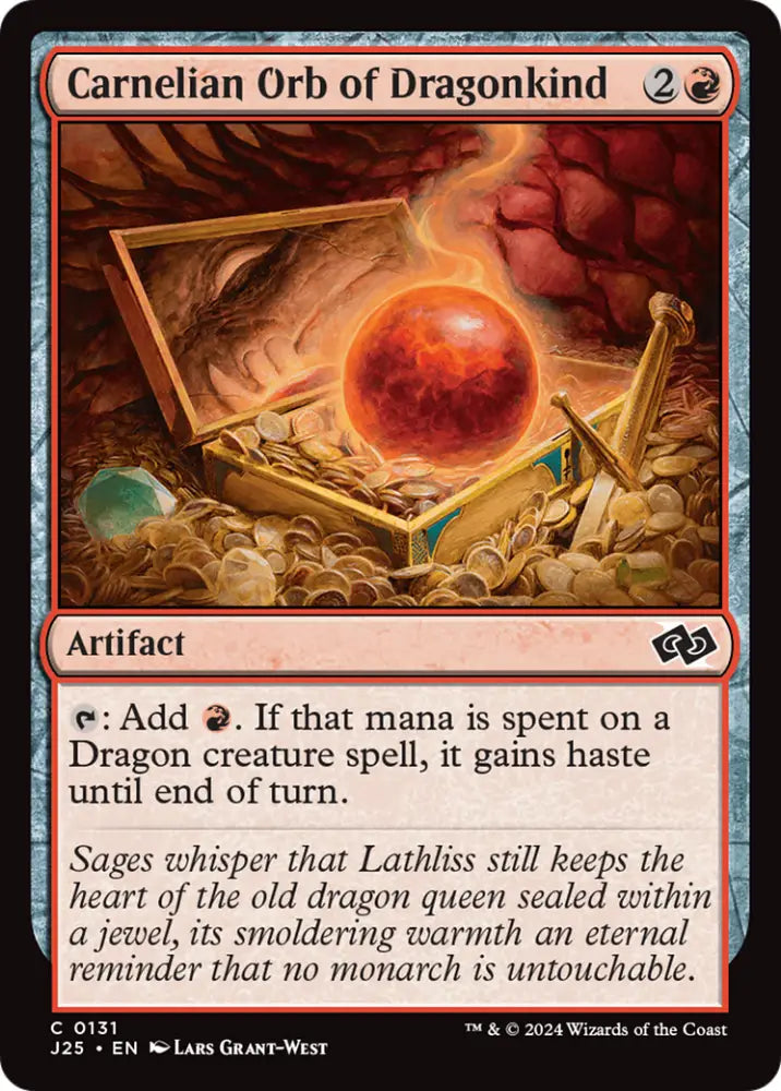 Carnelian Orb of Dragonkind [Foundations Jumpstart] - MTG Single