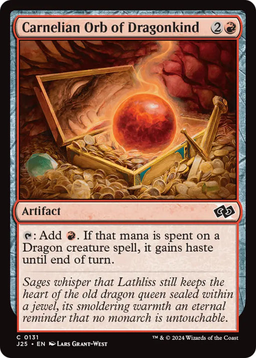 Carnelian Orb of Dragonkind [Foundations Jumpstart] - MTG Single