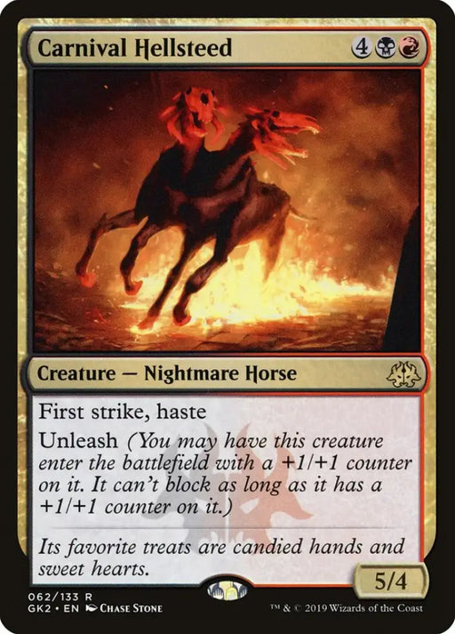 Carnival Hellsteed [Ravnica Allegiance Guild Kit] - MTG Single