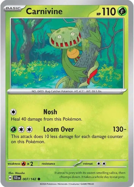 Carnivine (007/142) [Scarlet & Violet: Stellar Crown] - Pokemon Single