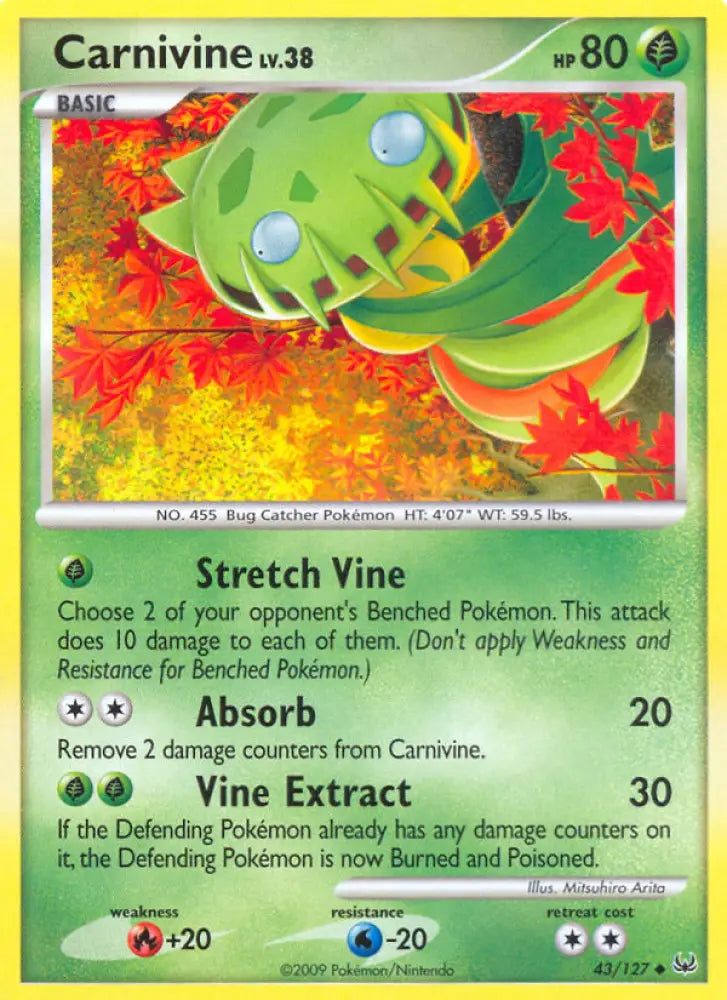 Carnivine (43/127) [Platinum: Base Set] - Pokemon Single