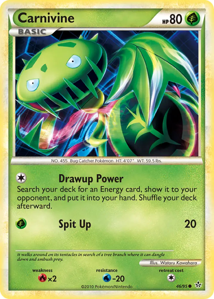 Carnivine (46/95) [HeartGold & SoulSilver: Unleashed] - Pokemon Single