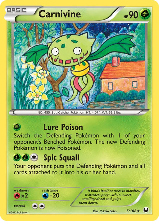Carnivine (5/108) [Black & White: Dark Explorers] - Pokemon Single
