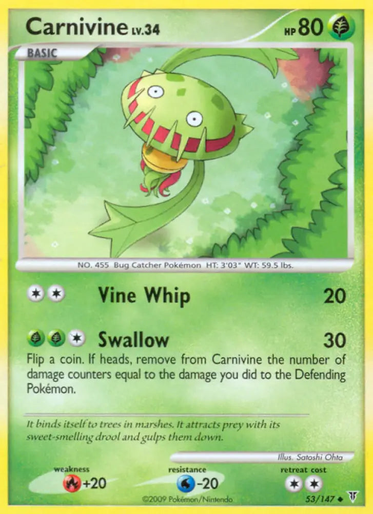 Carnivine (53/147) [Platinum: Supreme Victors] - Pokemon Single