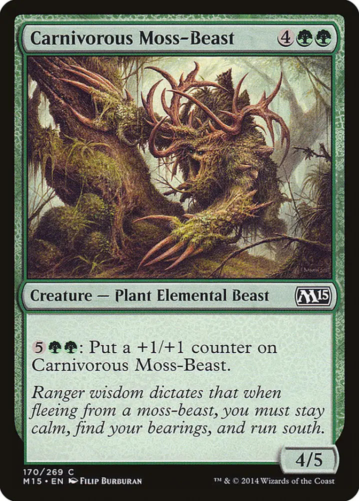 Carnivorous Moss-Beast [Magic 2015] - MTG Single