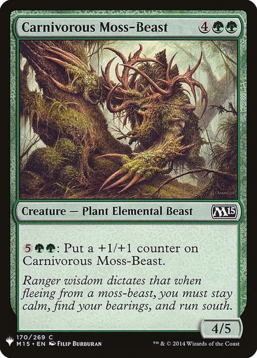Carnivorous Moss-Beast [Mystery Booster] - MTG Single