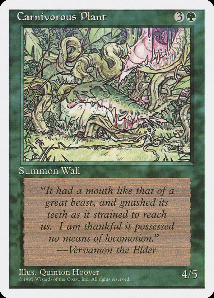 Carnivorous Plant [Fourth Edition] - MTG Single