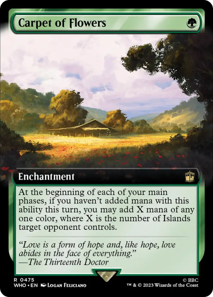 Carpet of Flowers (Extended Art) [Doctor Who] - MTG Single