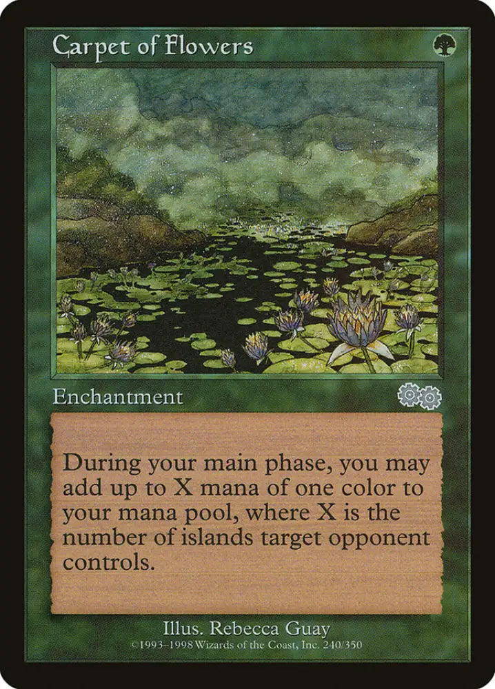 Carpet of Flowers [Urza’s Saga] - MTG Single