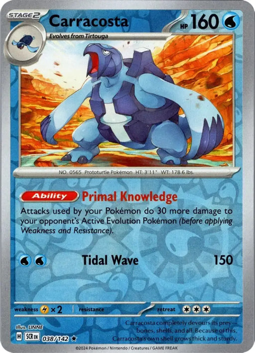 Carracosta (038/142) [Scarlet & Violet: Stellar Crown] - Pokemon Single