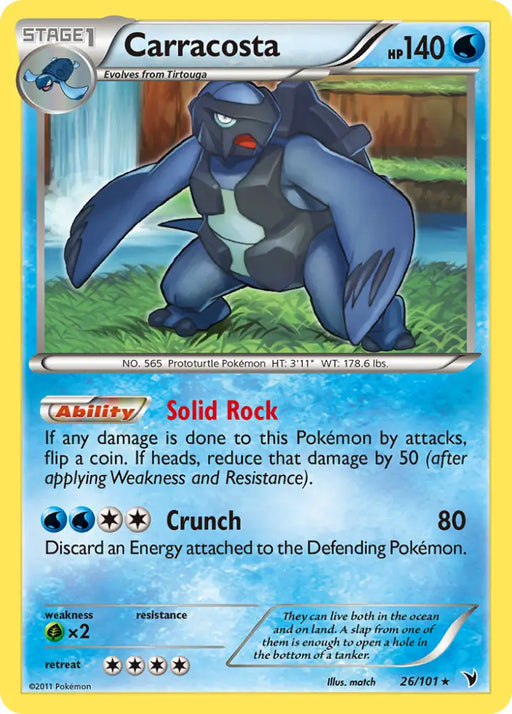 Carracosta (26/101) [Black & White: Noble Victories] - Pokemon Single