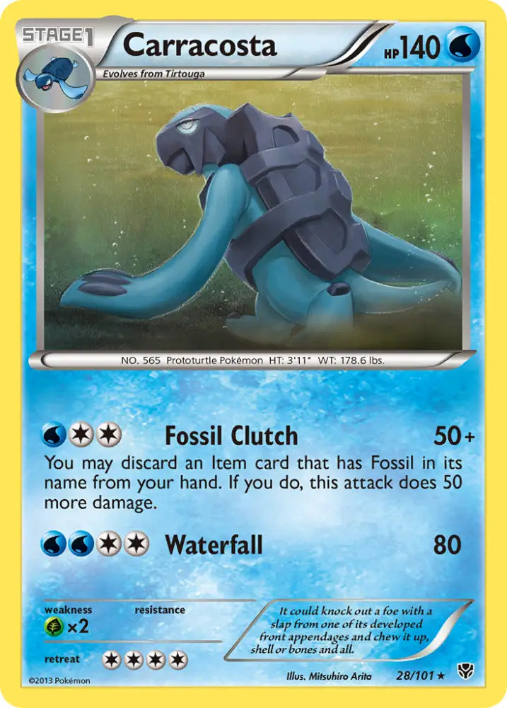 Carracosta (28/101) [Black & White: Plasma Blast] - Pokemon Single