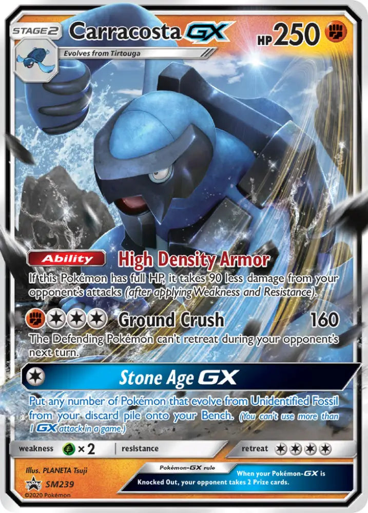 Carracosta GX (SM239) [Sun & Moon: Black Star Promos] - Pokemon Single