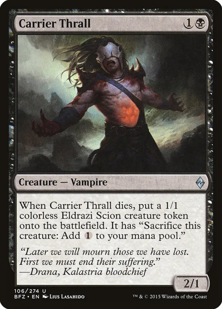 Carrier Thrall [Battle for Zendikar] - MTG Single