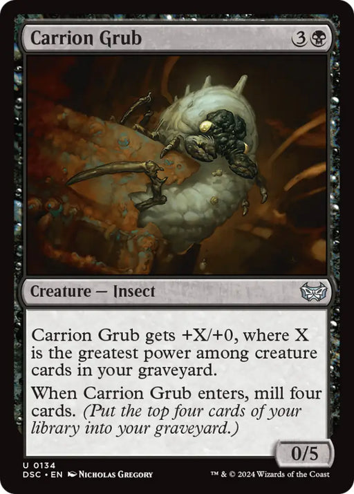 Carrion Grub [Duskmourn: House of Horror Commander] - MTG Single