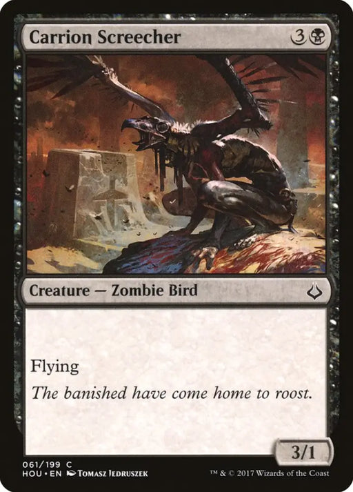 Carrion Screecher [Hour of Devastation] - MTG Single