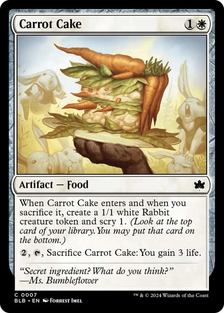 Carrot Cake [Bloomburrow] - MTG Single