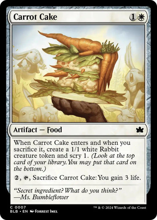 Carrot Cake [Bloomburrow] - MTG Single