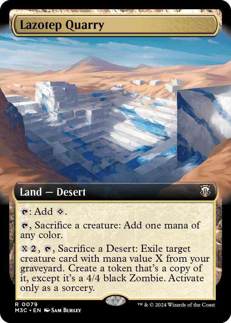 Lazotep Quarry (Extended Art) [Modern Horizons 3 Commander]