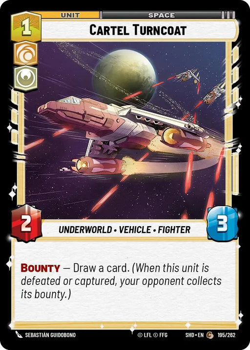 Cartel Turncoat (195/262) [Shadows of the Galaxy] - Star Wars: Unlimited Single
